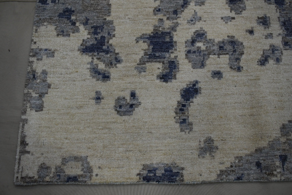 Contemporary Rug, Wool Rug, Multi Colored Area Rug, 6x9