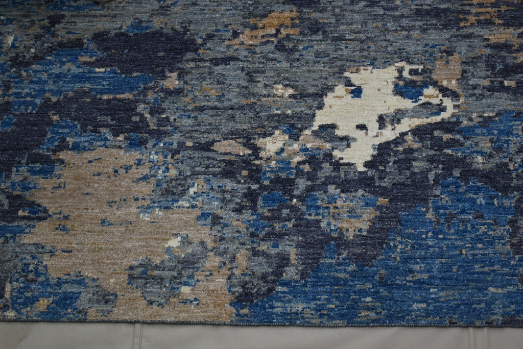 Contemporary Rug, Wool Rug, Natural Multi, Area Rug On Carpet