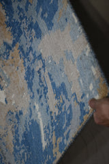 Contemporary Rug, Wool Rug, Natural Multi, Area Rug On Carpet