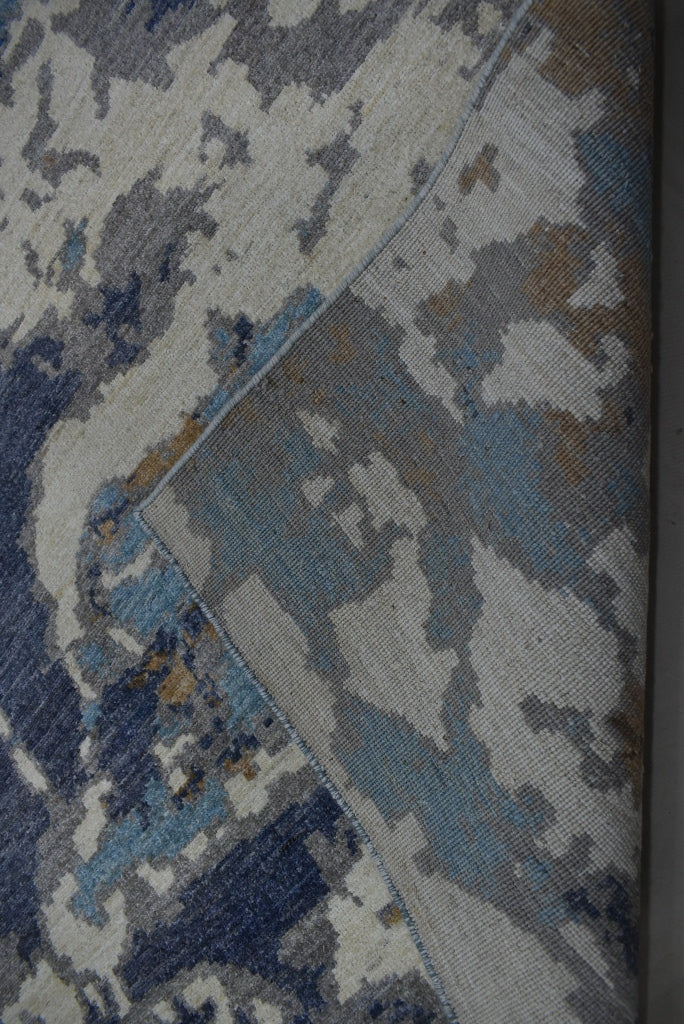 Multicolored Rug, Contemporary Rug, Hand Knotted Rug