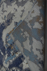 Multicolored Rug, Contemporary Rug, Hand Knotted Rug