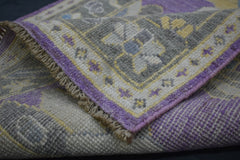 Khotan Rug, Afghan Wool Runner, Natural Dye, Hallway Rug