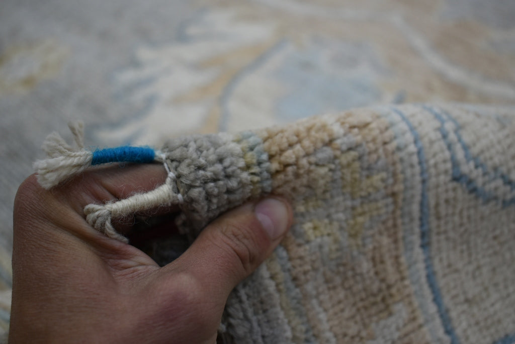 Oushak Rug, Hand Knotted Rug, 8x10 Oriental Rug, Wool Rug