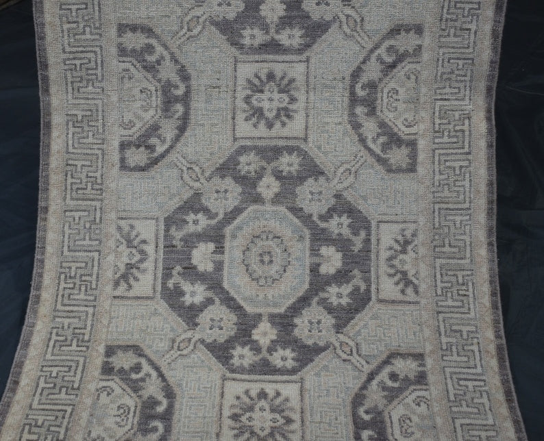 Khotan Runner, Afghan Runner, Hand Knotted Runner, 3x9 Runner
