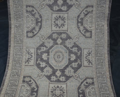 Khotan Runner, Afghan Runner, Hand Knotted Runner, 3x9 Runner
