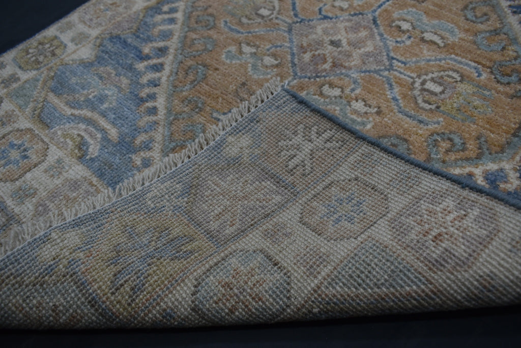 Oushak Runner Rug, Hand Knotted Wool Runner, 3x10 Runner