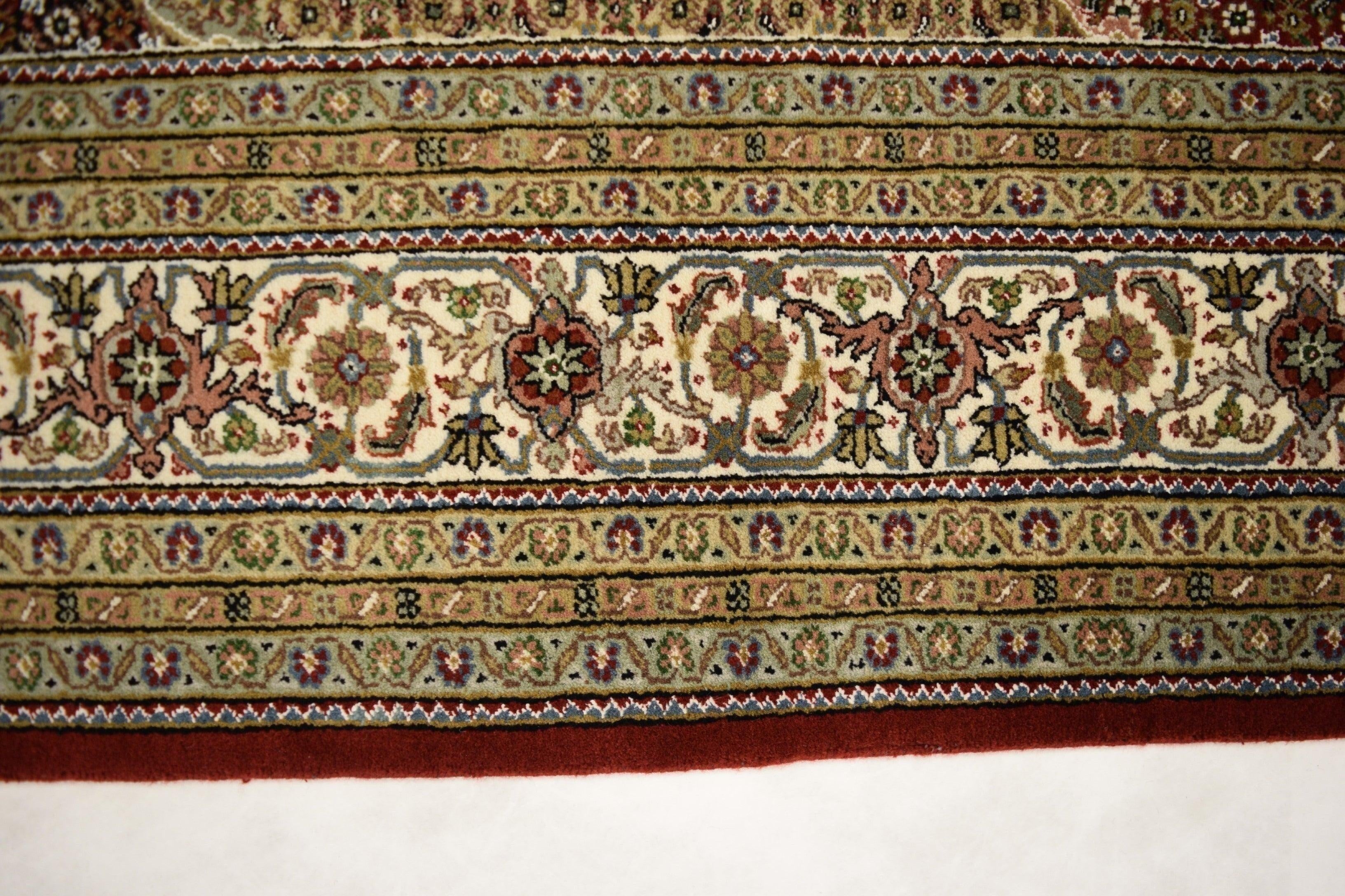 Tabriz Rug, Mahi Rug, Authentic Rug, Indian Rugs, Rug On Carpet