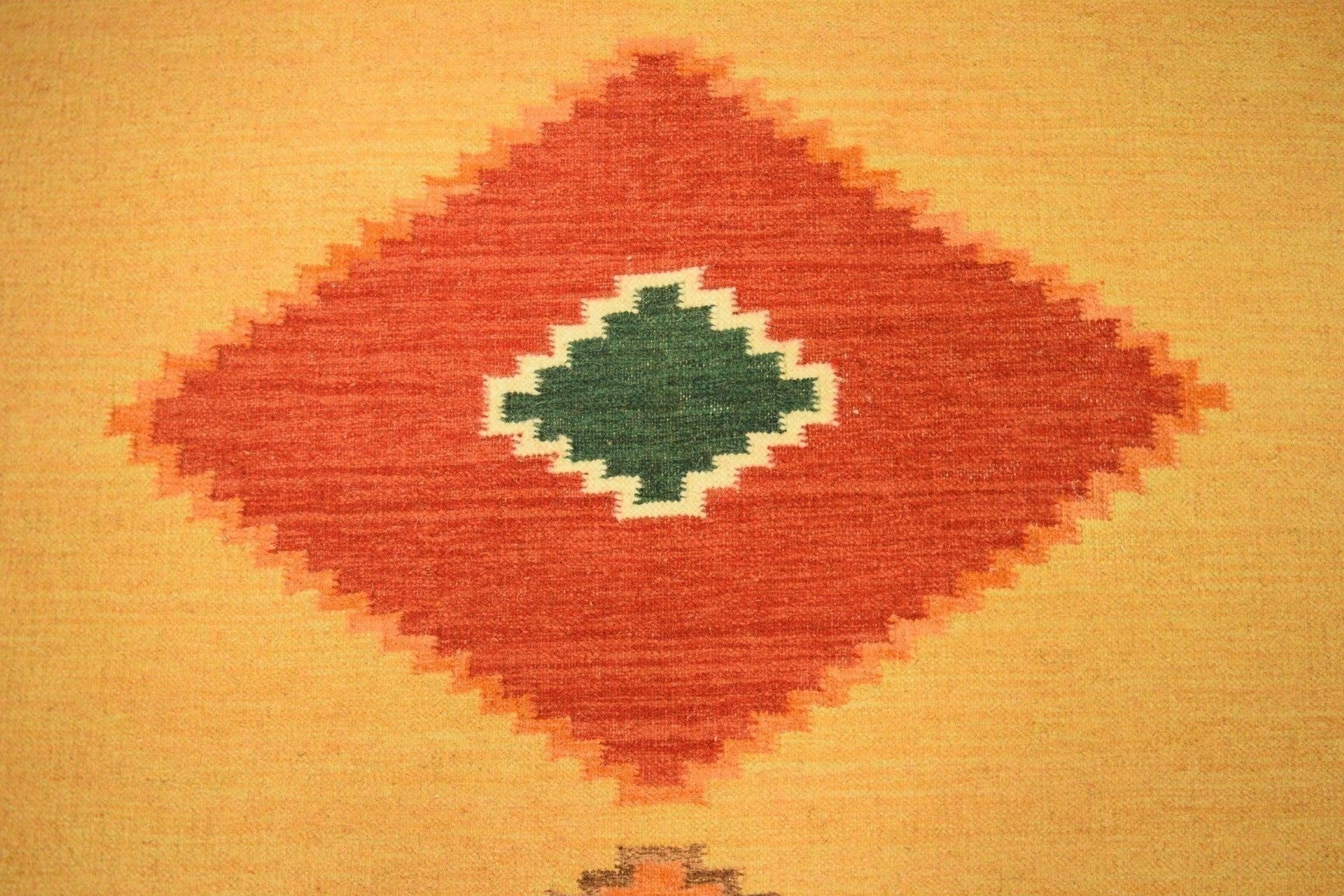 Dharrie Rug, Hand Knotted Rugs, Geometric Rug, Neutral Rugs, Entryway Rug Size Guide