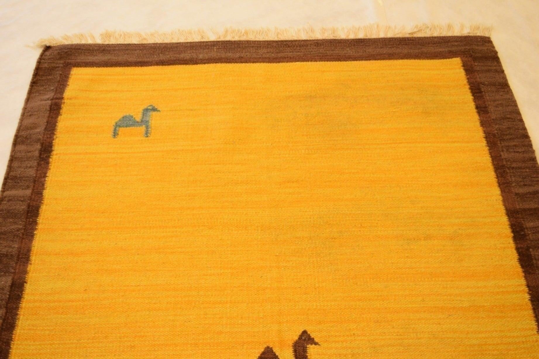 Dharrie Rug, Indian Rugs, Geometric Rug, Yellow Rug, Lowes Outdoor Rug, Hand Knotted Rugs