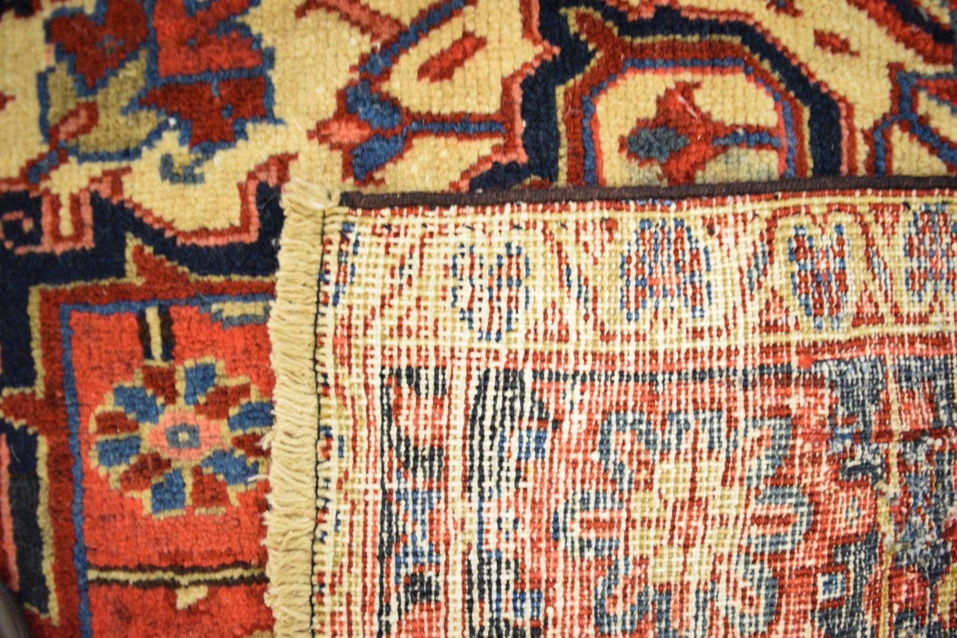 Heriz Rug, Persian Rugs, Colorful Area Rugs, 8x11 Rugs, Living Room Rugs