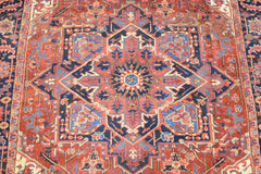 Heriz Rug, Persian Rugs, Colorful Area Rugs, 8x11 Rugs, Living Room Rugs