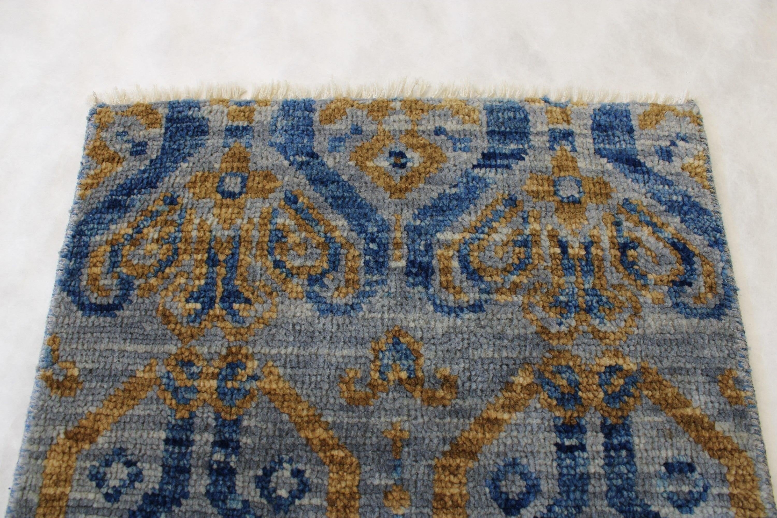 Ocean Breeze Hand Knotted Wool Rug