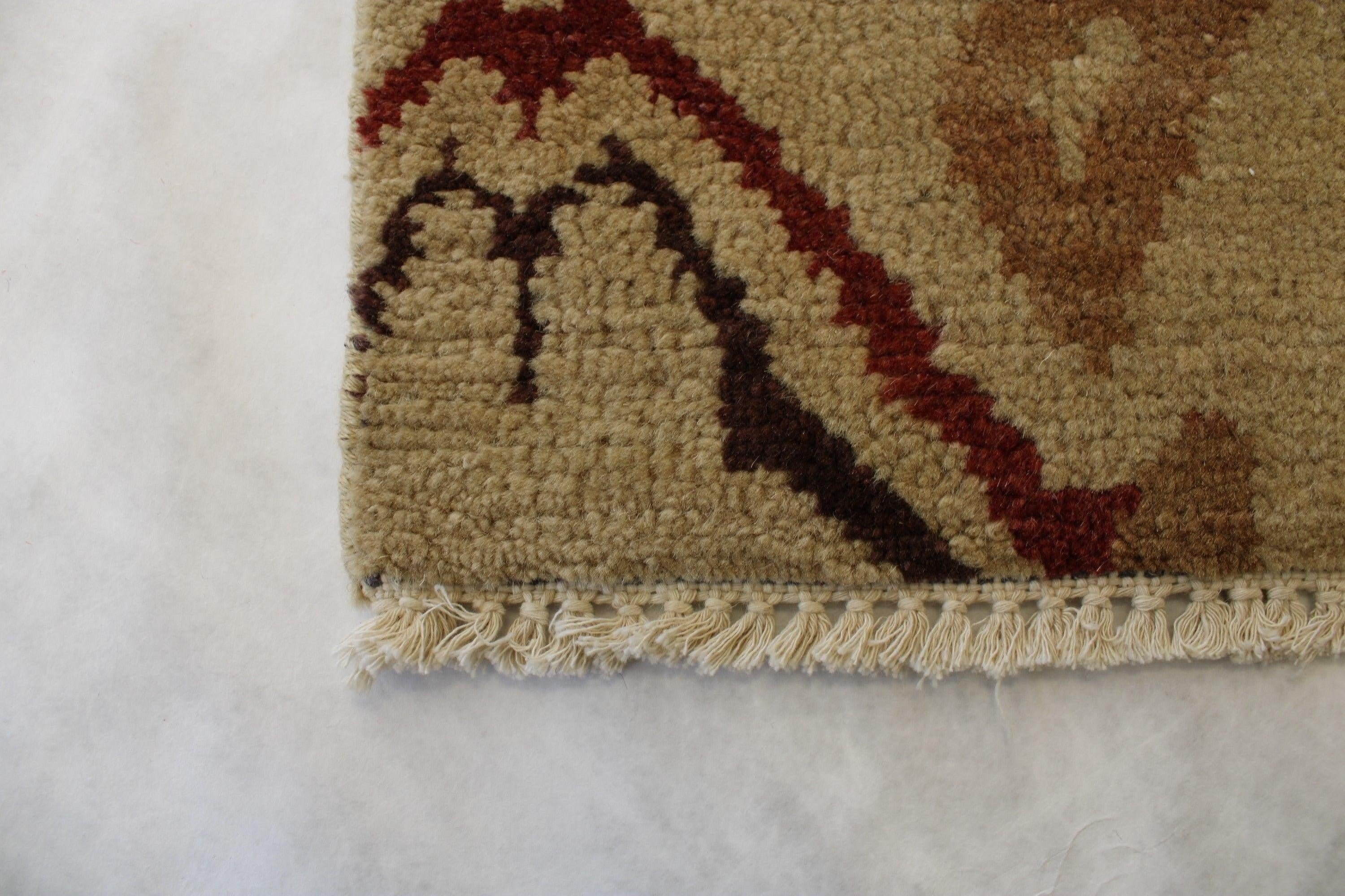 Kashmiri Rug, Ocean Breeze Rug, Indian Rug, Rug 2x3