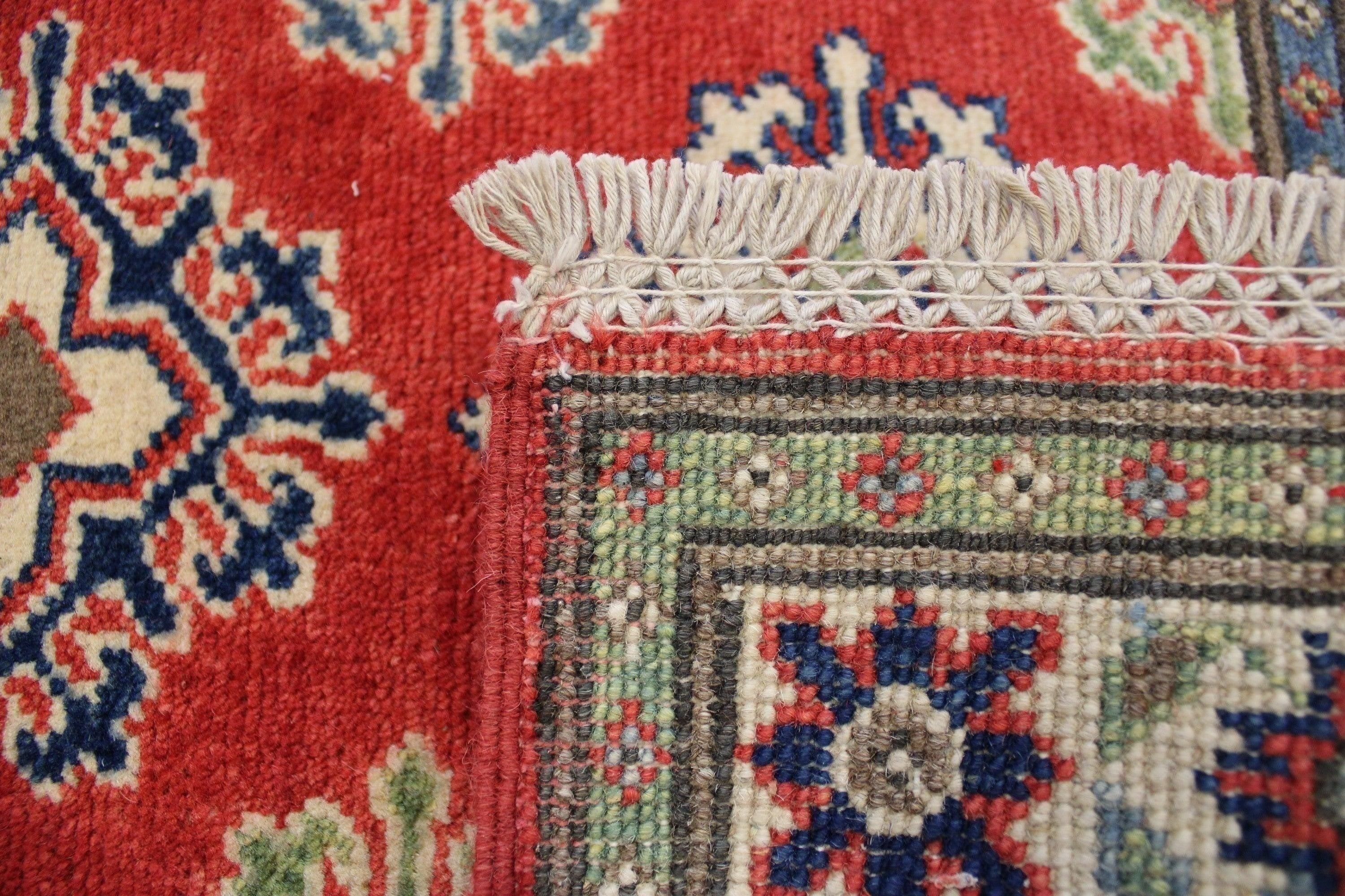 2x3 Hand Knotted Kazak Rug