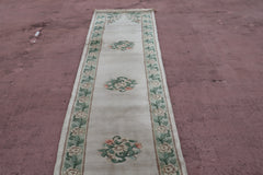 Turkish Design Runner, Hand Knotted Runner