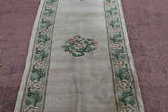 Turkish Design Runner, Hand Knotted Runner