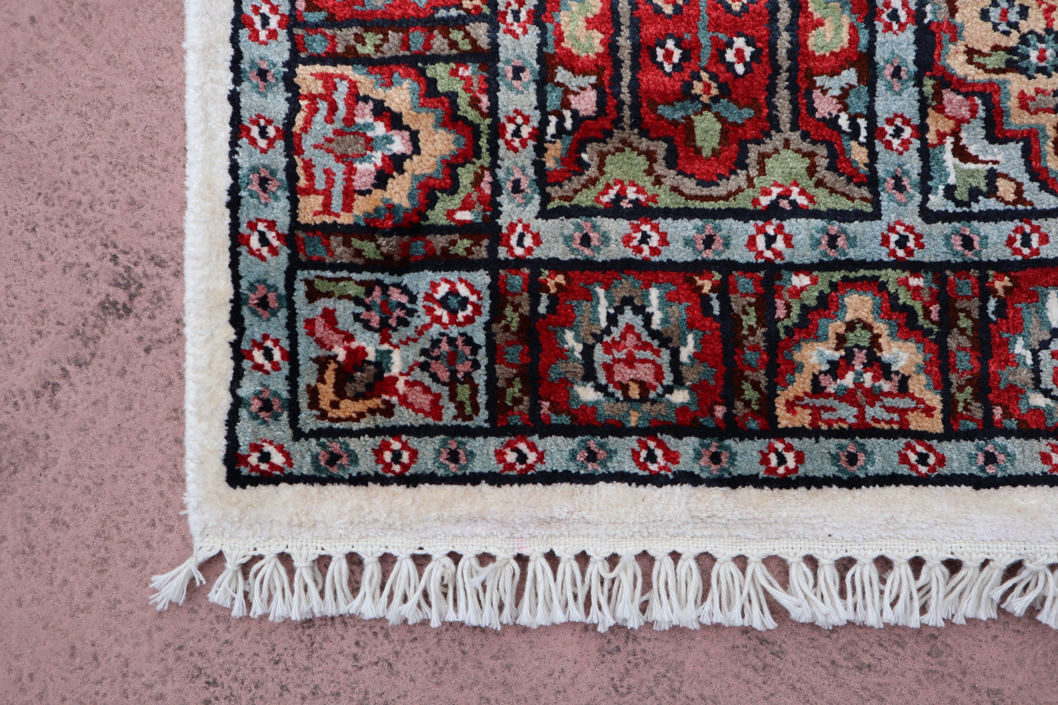 Persian Design Runner, Jammu Kashmir Runner, Indian Rug