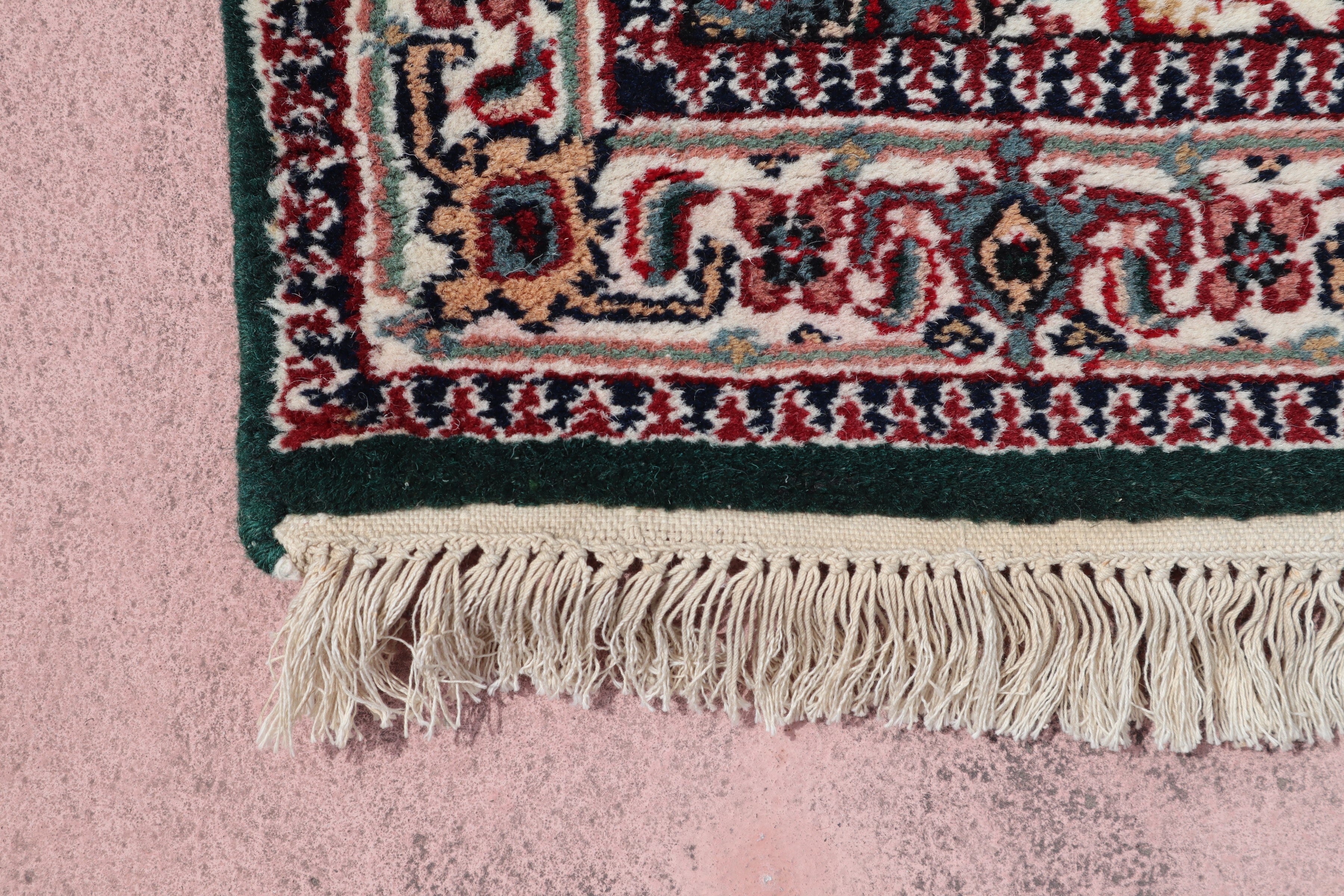 Bidjar Runner, Hand Knotted Runner, Geometric Runner