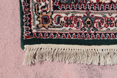 Bidjar Runner, Hand Knotted Runner, Geometric Runner