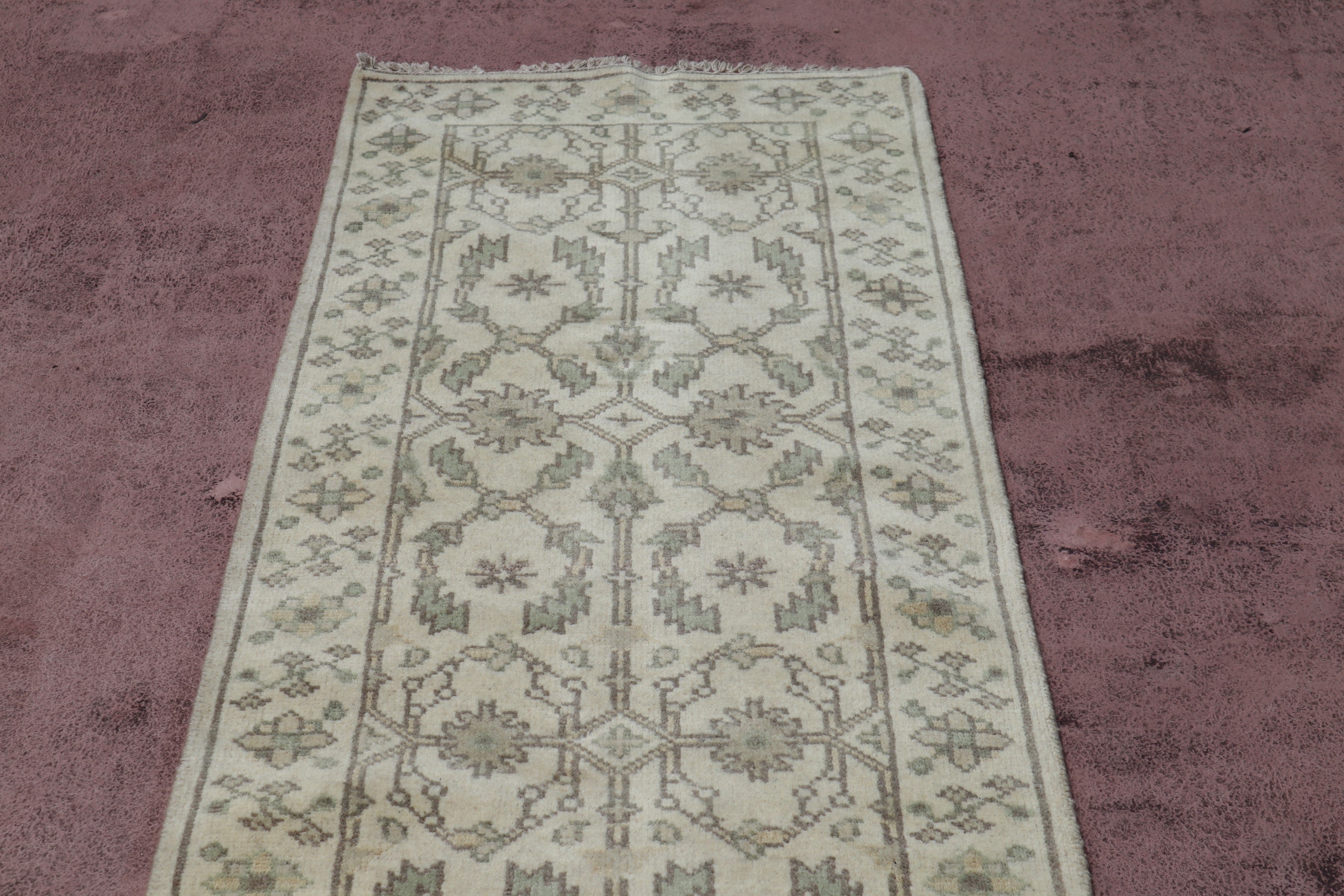 Oushak Runner, Persian Runner, Indian Runner, 3x10 Rug