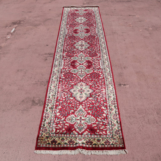 Jammu Kashmir Runner, Colorful Runner, Indian Runner Rug