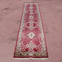 Jammu Kashmir Runner, Colorful Runner, Indian Runner Rug