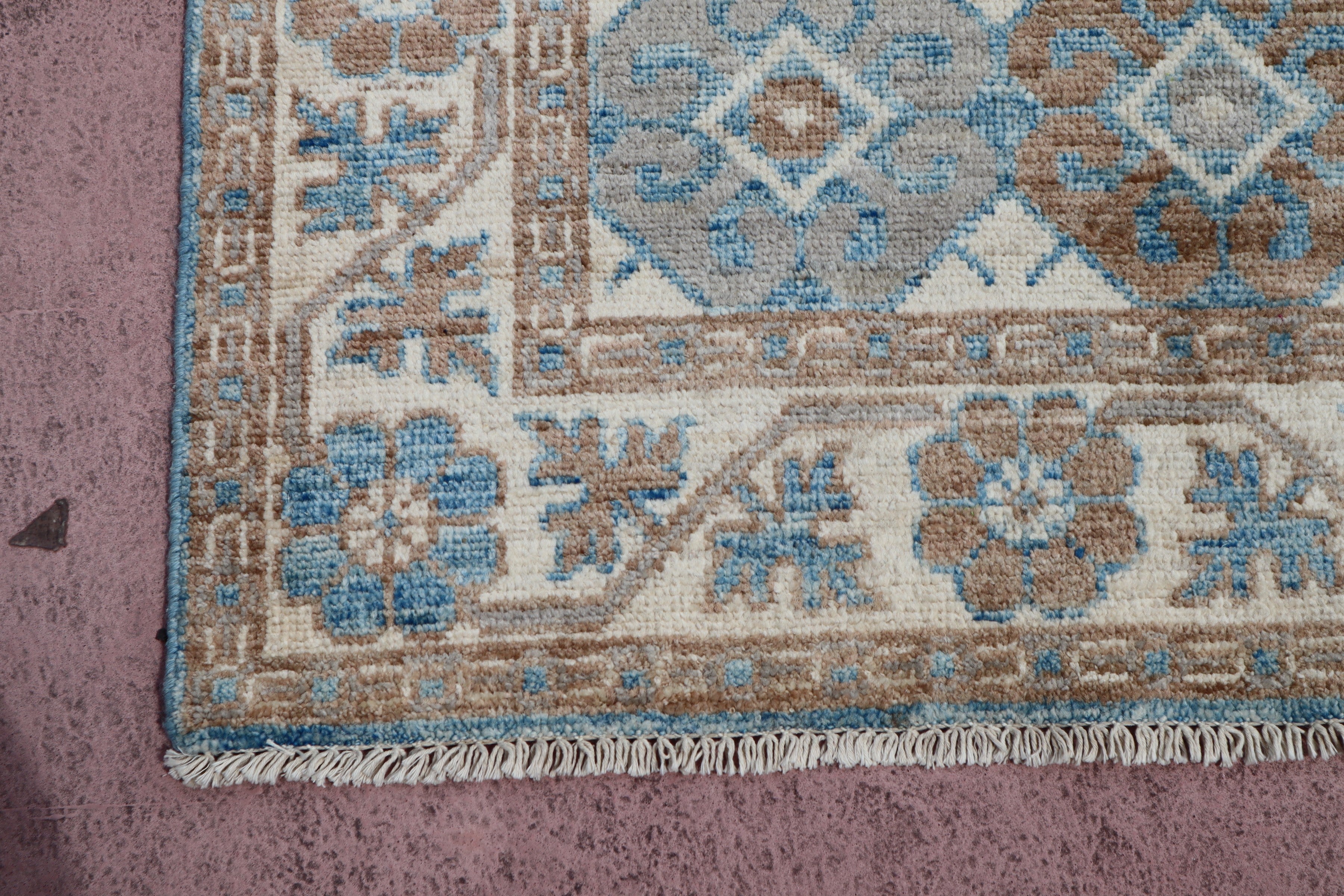 Khotan Runner, Afghani Oushak Rug, Authentic Runner