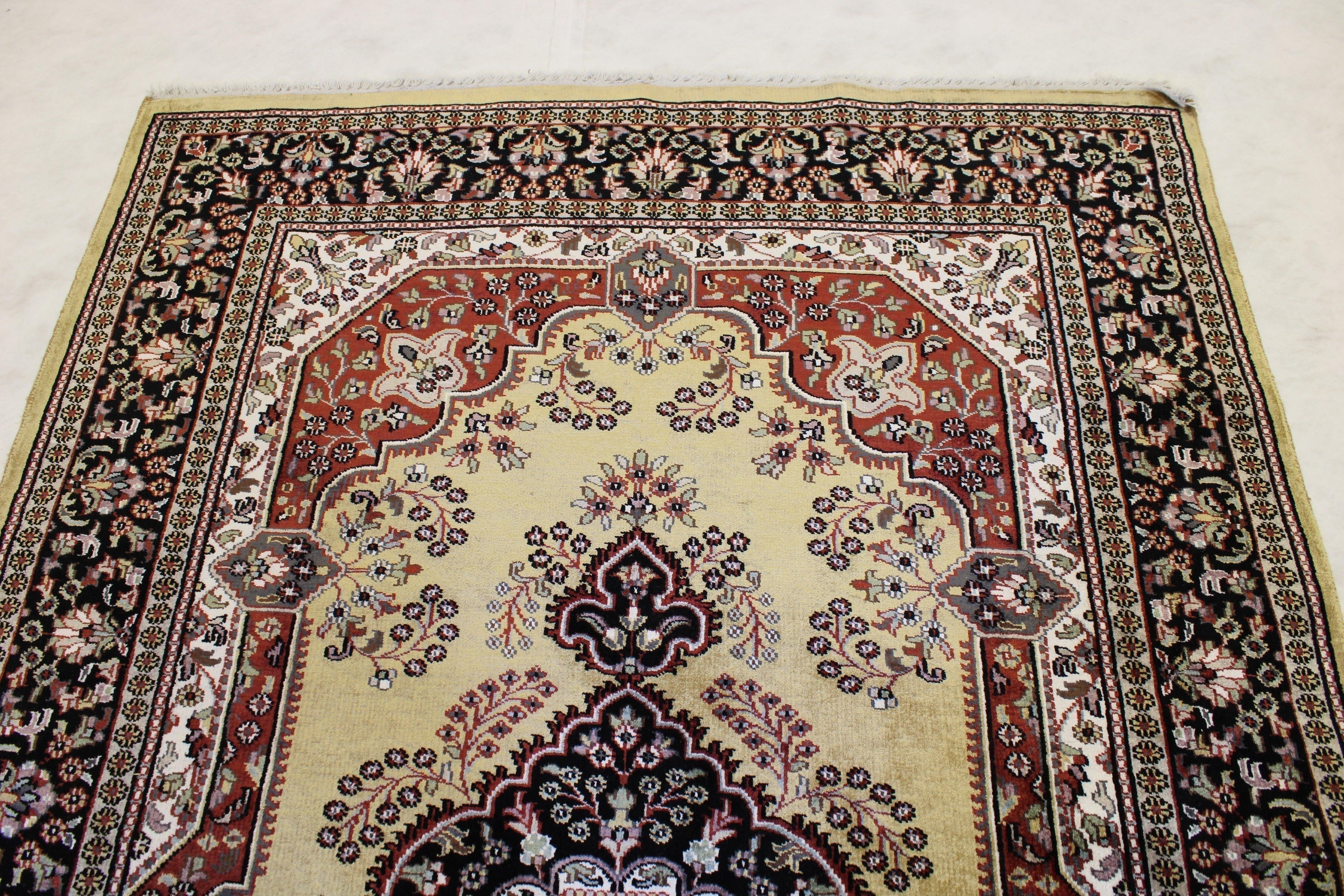 Colorful Rugs, Oriental Rug, Jammu Rug, 5x8 Rugs, Living Room Rug