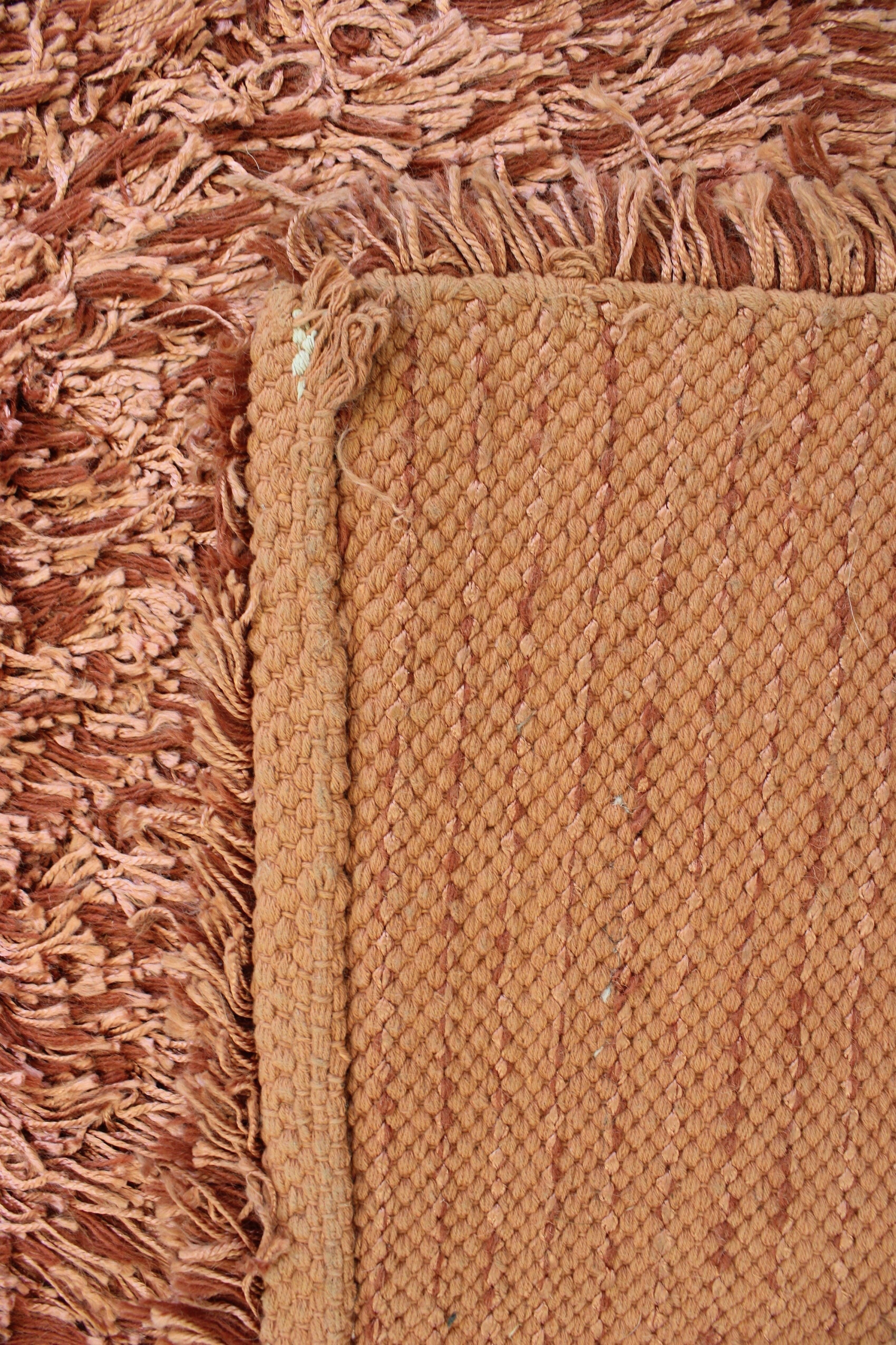 5x8 Shag Wool and Silk Rug