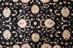 Black Oriental Rug, Oushak Rug, Pakistani Rug, Area Rugs On Carpet