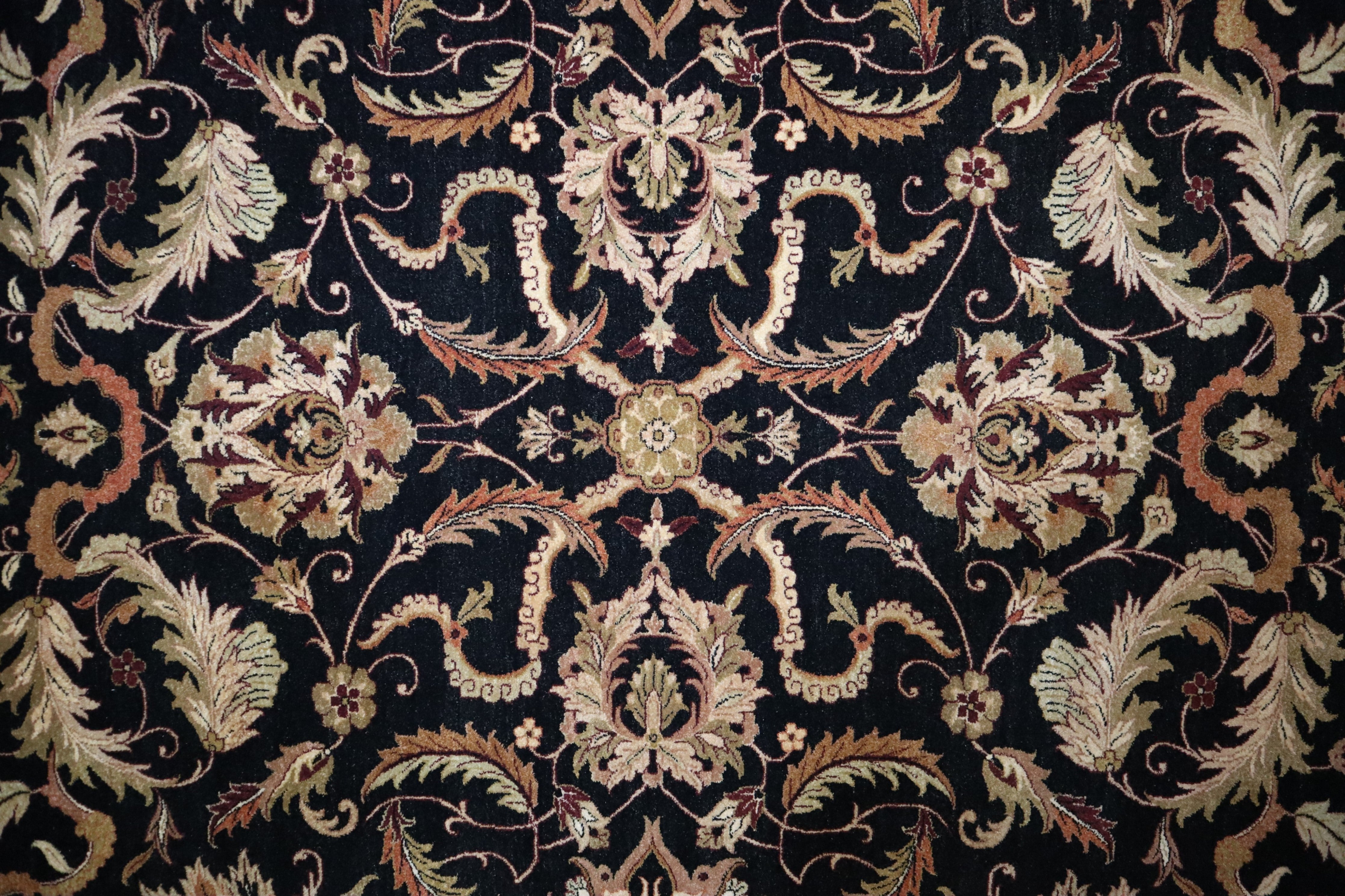 Traditional Rug, Hand Knotted Indian Rug, Area Rug, bed bath and beyond area rugs