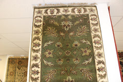 2'8" x 10'0" Green Persian Design Runner