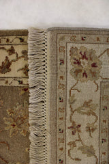 2'6" x 10'6" Silk Flower Hand Knotted Runner