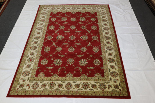 Traditional Rug, Indian Rug, 8x11 Area Rug, Natural Multi