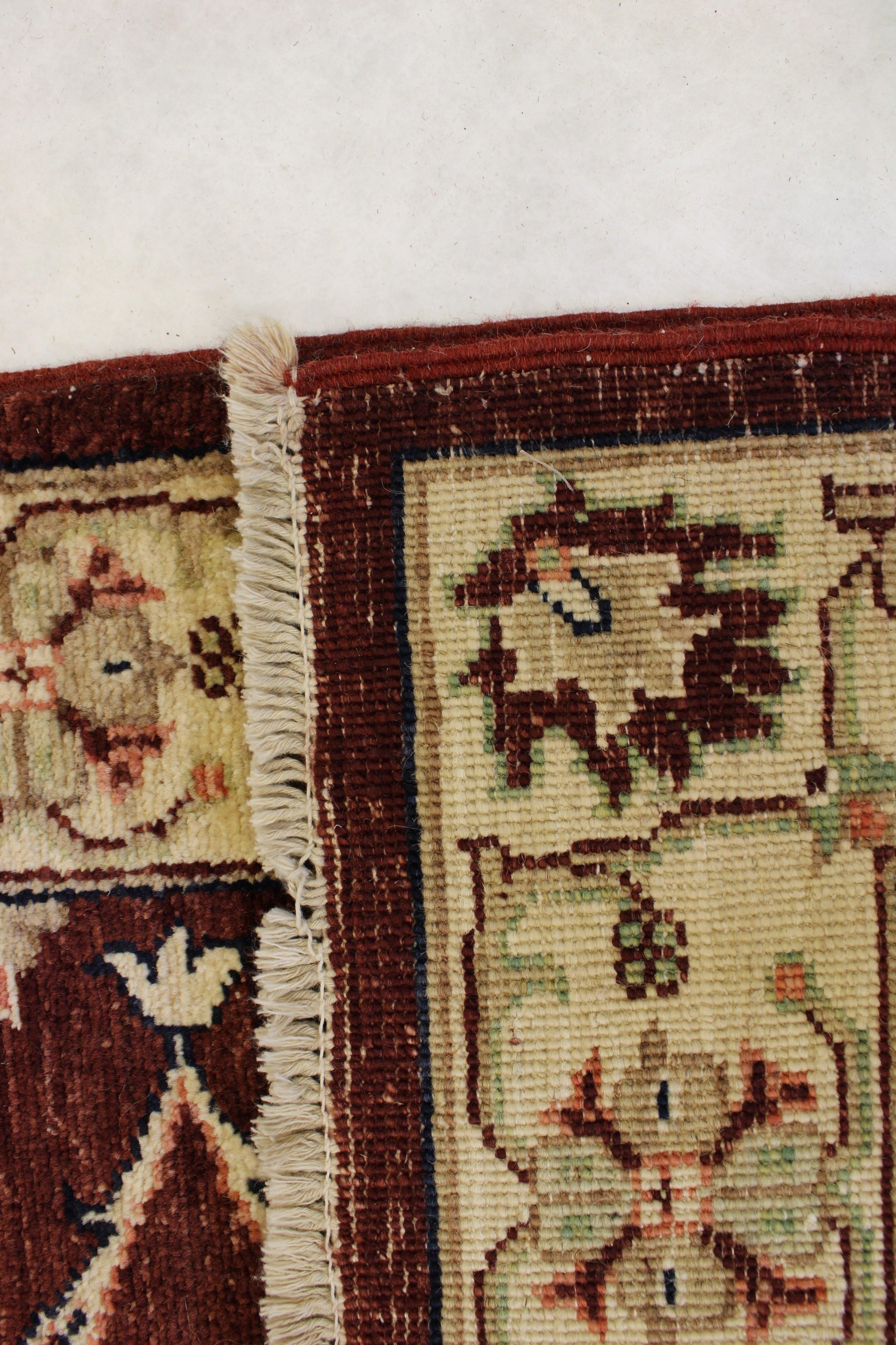 2'8" x 11'3" Oushak Hand Knotted Runner