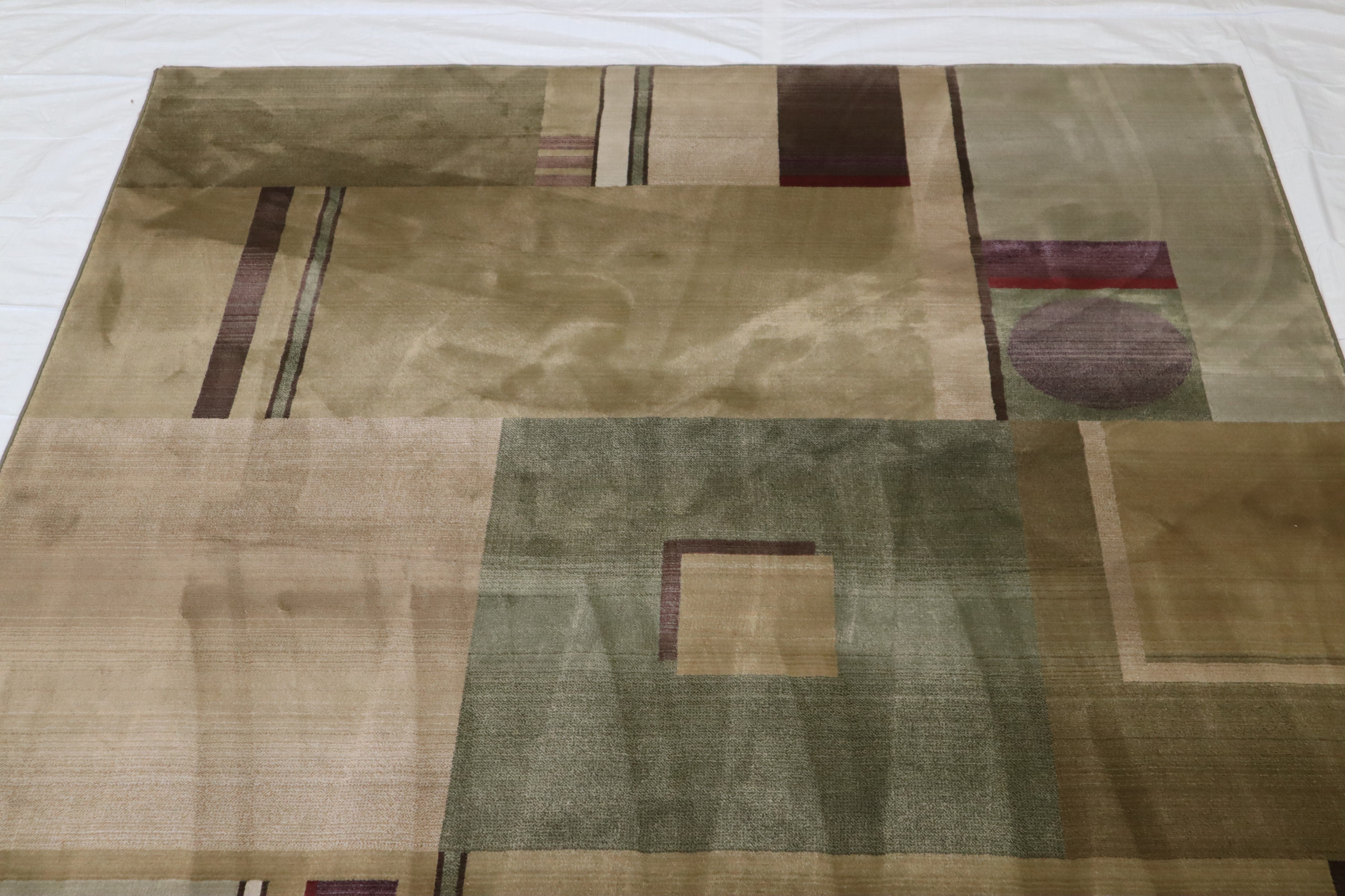 Hand Tufted Rug, Contemporary Rug, 8x11 Area Rug