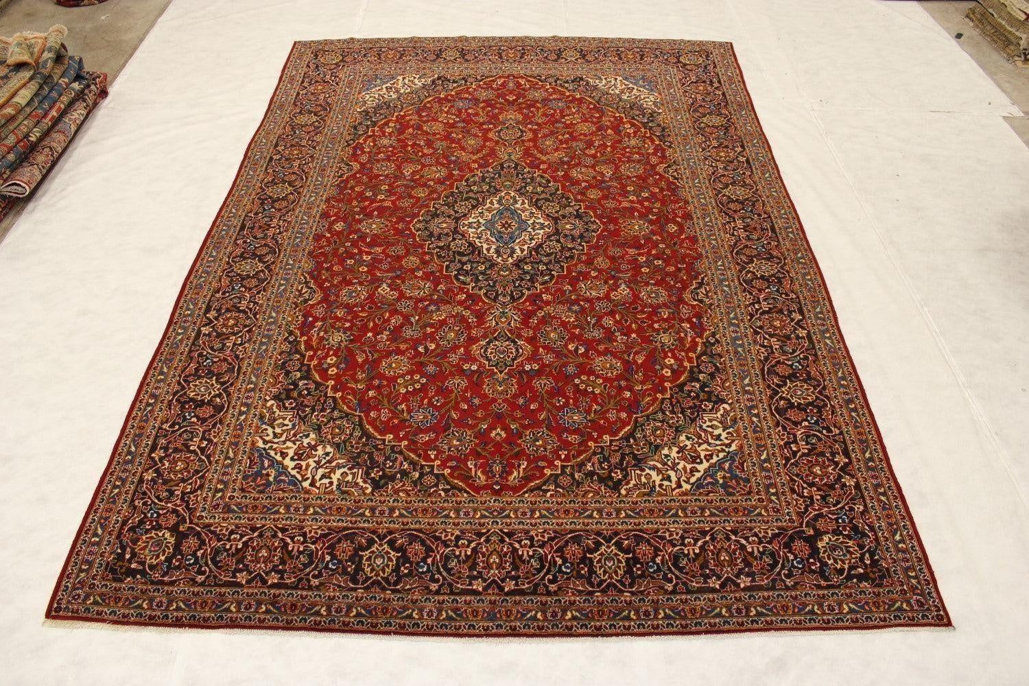 Kashan Rug, Persian Rug Designs, Semi Antique Rug, Area Rug Sizes