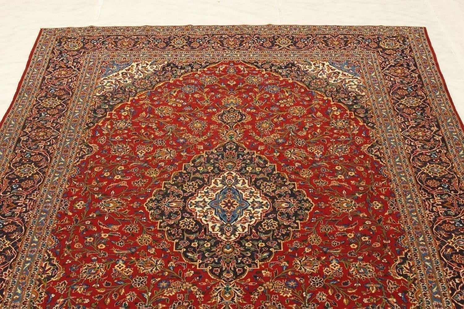 Kashan Rug, Persian Rug Designs, Semi Antique Rug, Area Rug Sizes