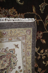 Hand Knotted Rug, Silk Flower Rug, Oriental Style Rug, rugs bed bath and beyond