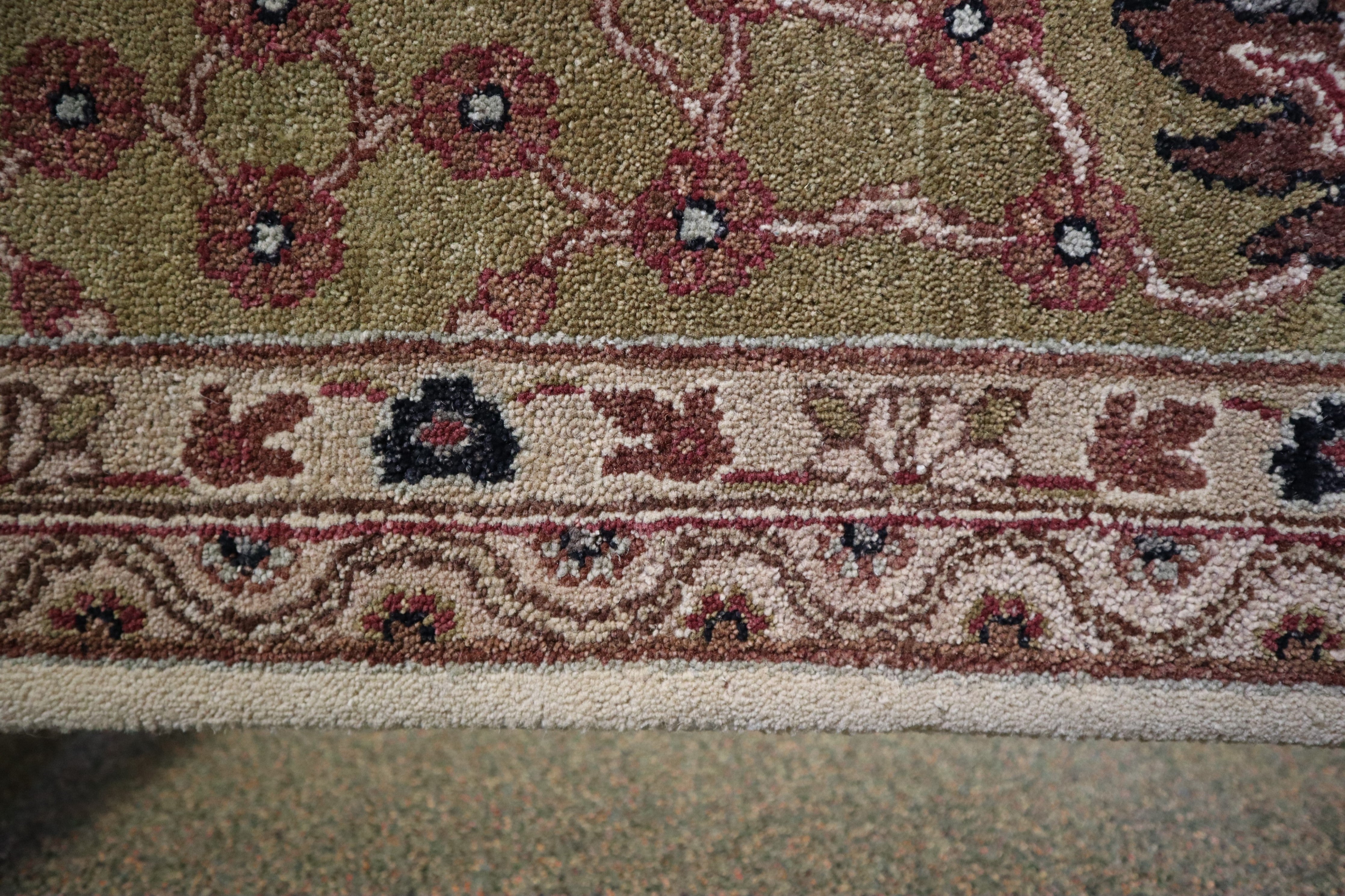 Indian Rug, Wool Oriental Rug, Vegetable Dye Rug, Target Area Range