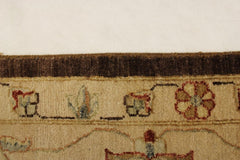 Brown Rug, Hand Knotted Wool Rugs, 10/10 H.T, Traditional Rug, 10x14 Rug