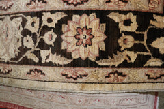 Peshawar Rug, Beige Rug, 9x12 Wool Rug, Area Rug On Carpet