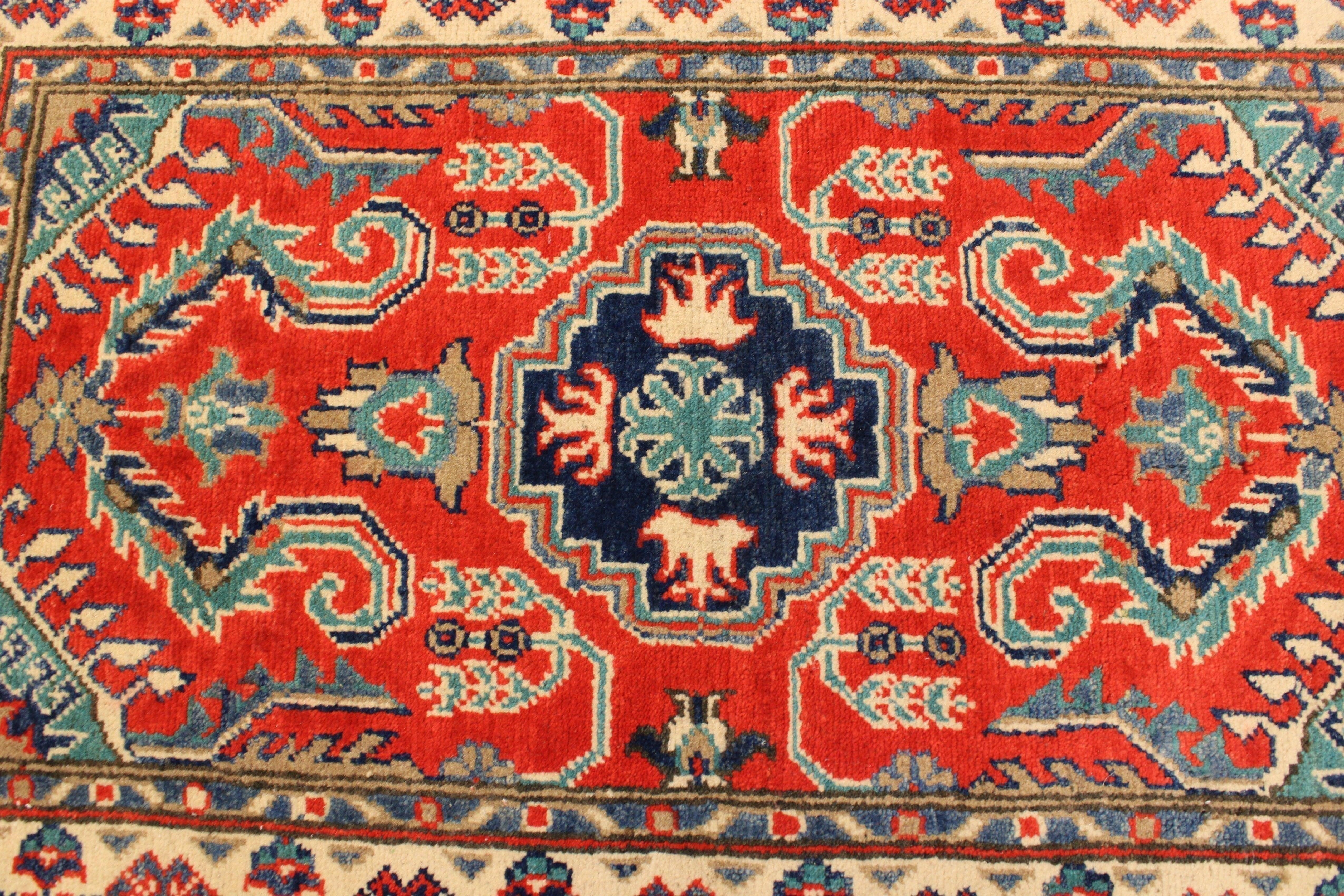 Kazak Rugs, Afghan Rug, Colorful Rugs, Area Rug Sizes, 3x4 Rugs