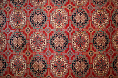 Kazak Rug, Tribal Rug, Afghan Rug 9x12, arearugs.com