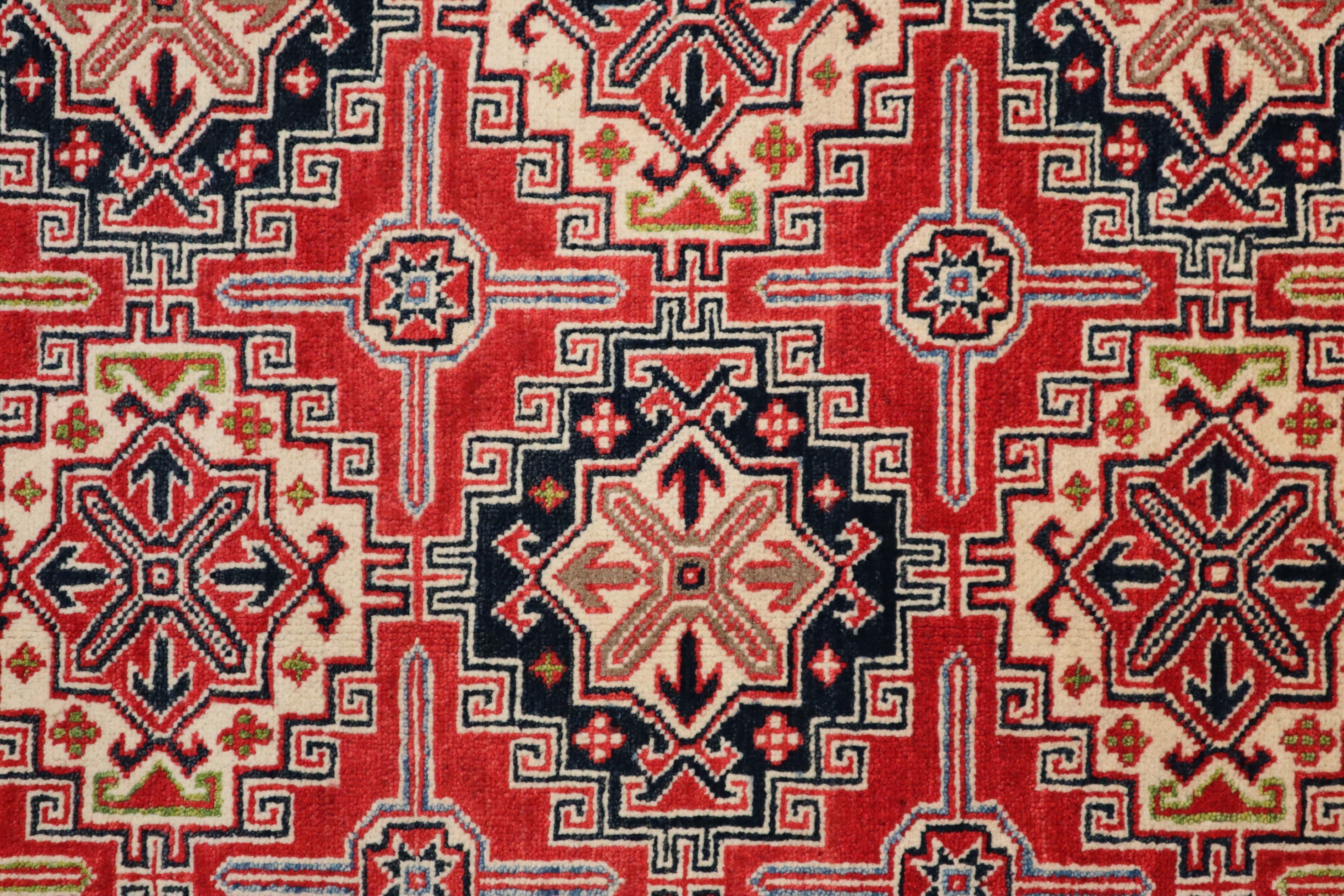 Kazak Rug, Tribal Rug, Afghan Rug 9x12, arearugs.com