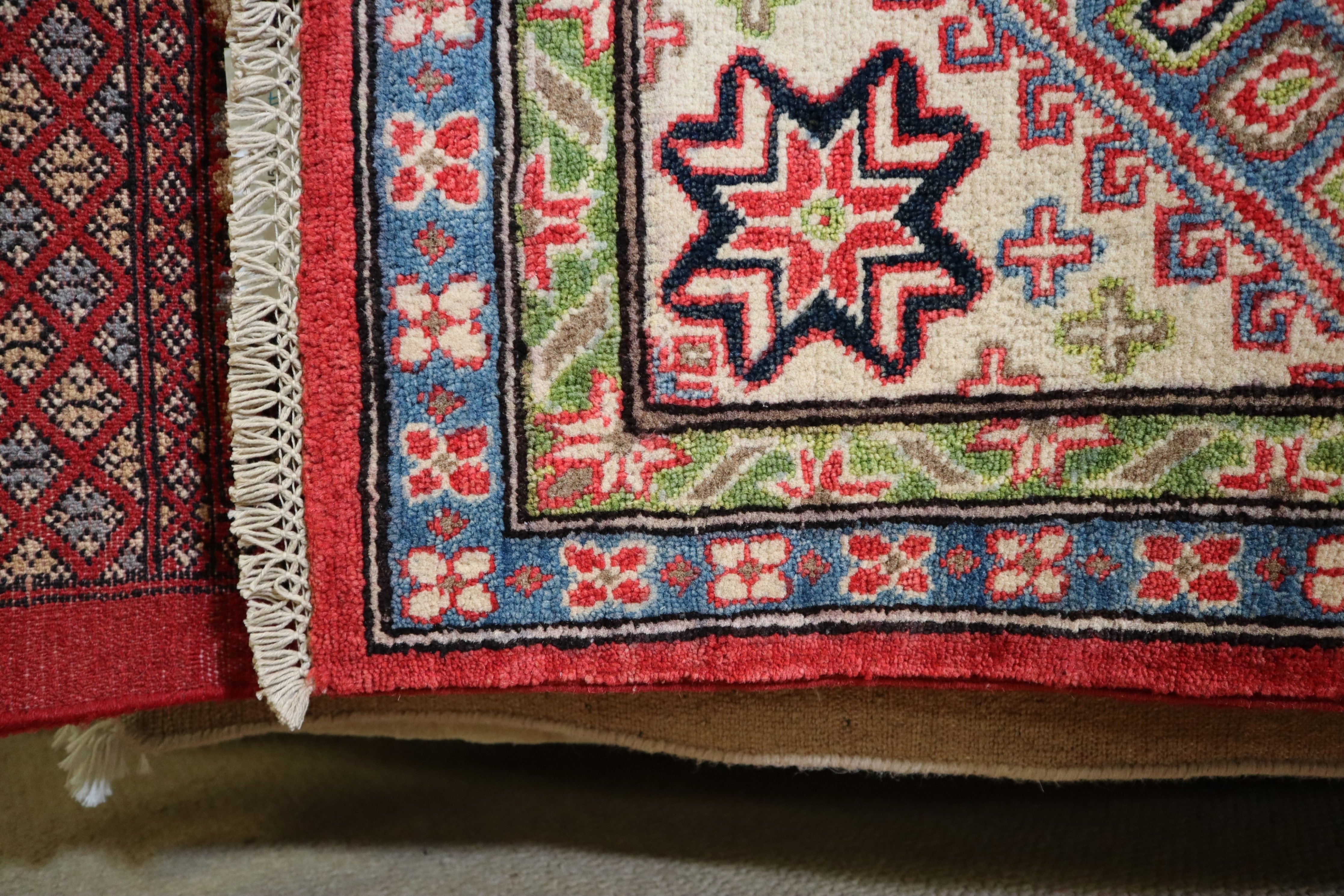 Kazak Rug, Tribal Rug, Afghan Rug 9x12, arearugs.com