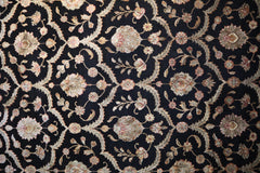 Silk Flower Rug, Hand Knotted Rug, Living Room Area Rugs