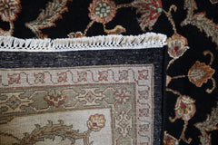 Silk Flower Rug, Hand Knotted Rug, Living Room Area Rugs
