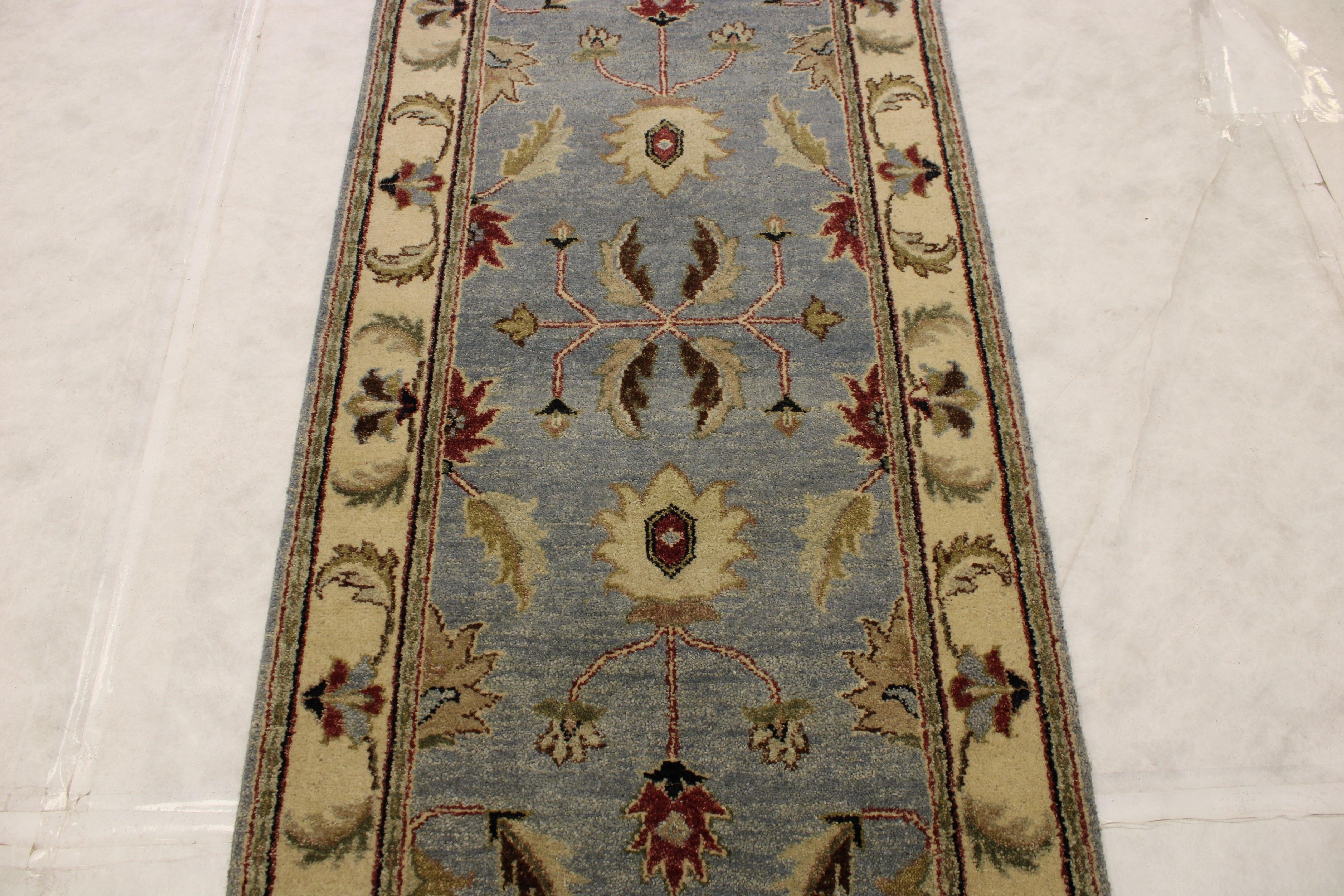 2'7" x 10'0" Indian Hand Knotted Runner