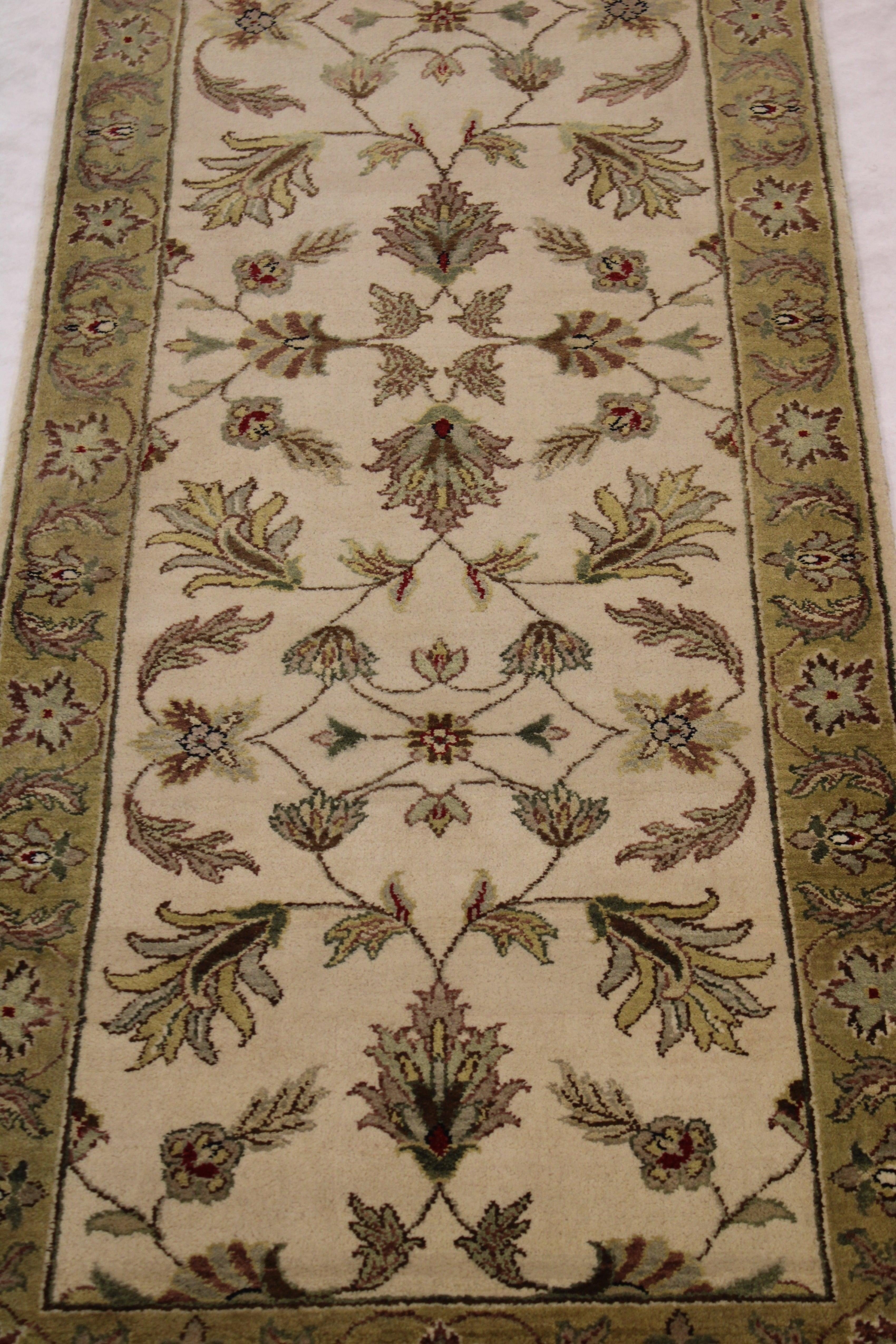 2'6" x 10'3" Persian Design Hand Knotted Runner